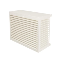 Cache climatiseur DECOCLIM ALU Blanc creme - Taille M