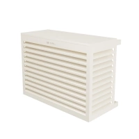 Cache climatiseur DECOCLIM ALU Blanc creme - Taille S